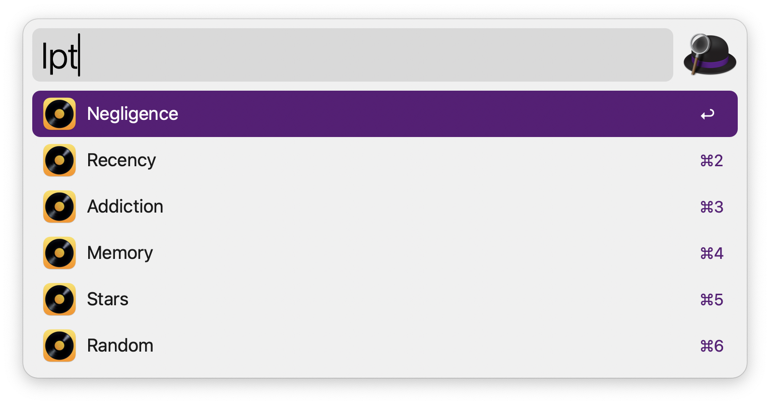 Shuffle by sort order