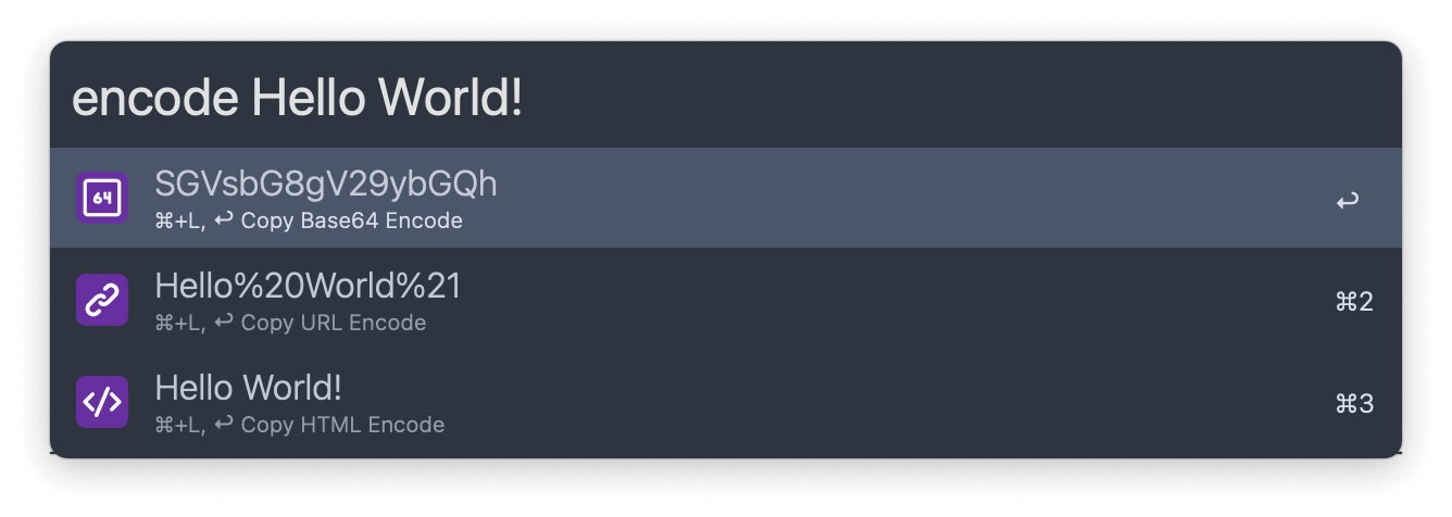 Alfred Gallery Workflows DevToys