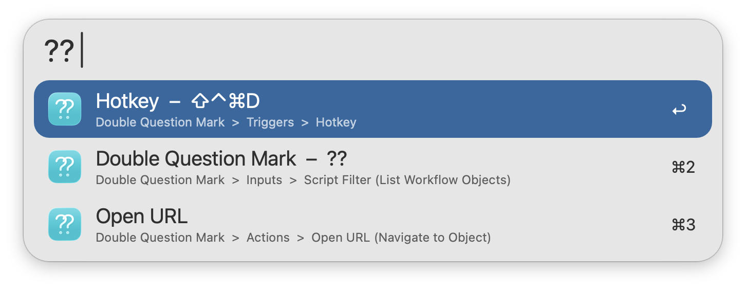 Using the ?? keyword