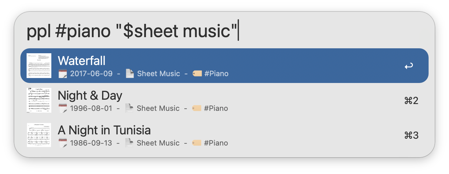 Filtering document results