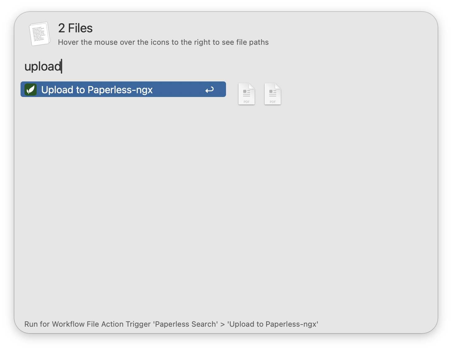 Using the Universal Action