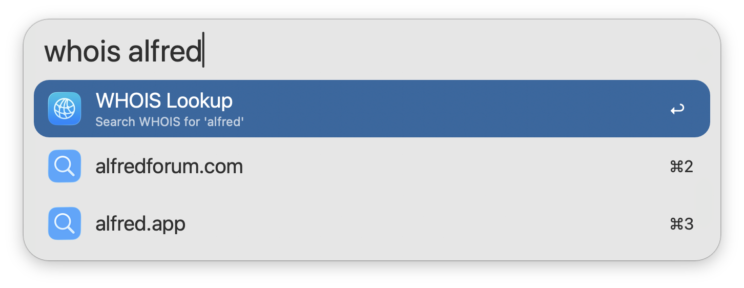 Showing autocompletion