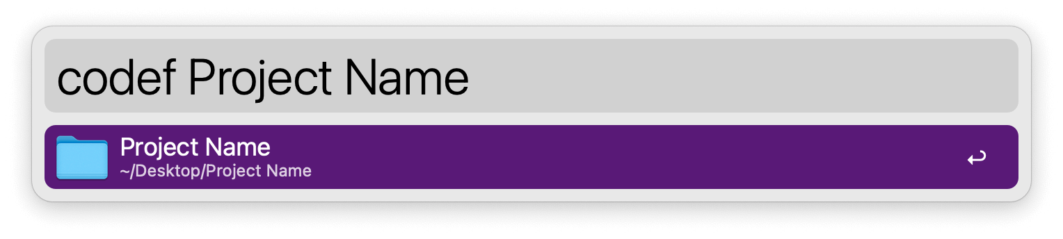 Search for files to open with keyword