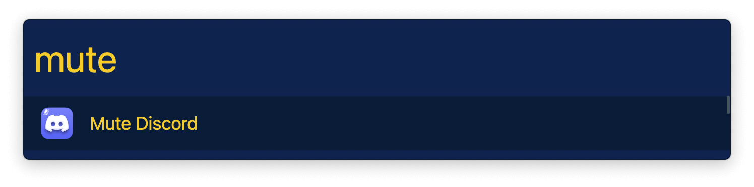 Muting Discord