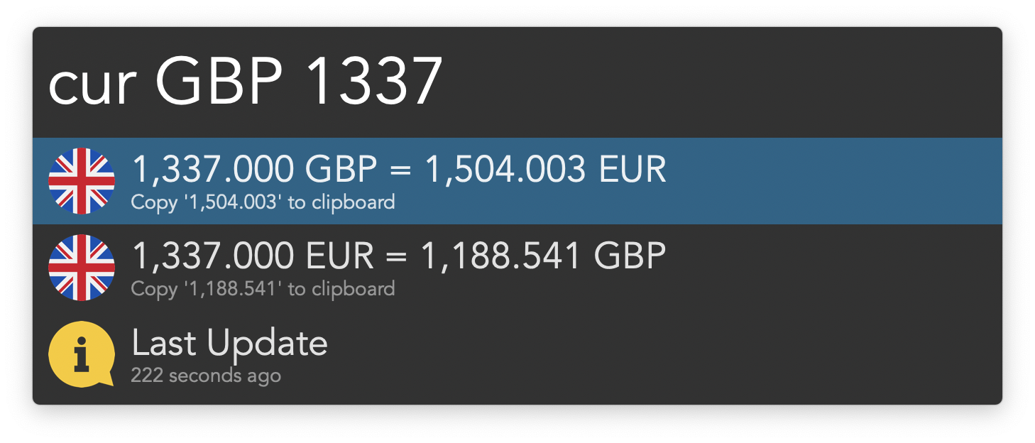 Listing GBP