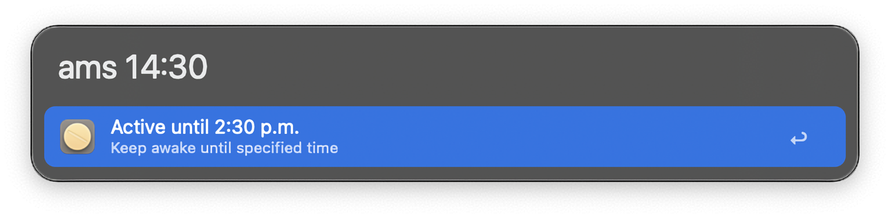 Turning on until 14:30