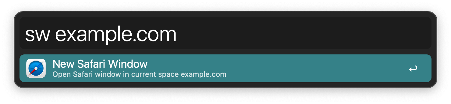 Opening new Safari window