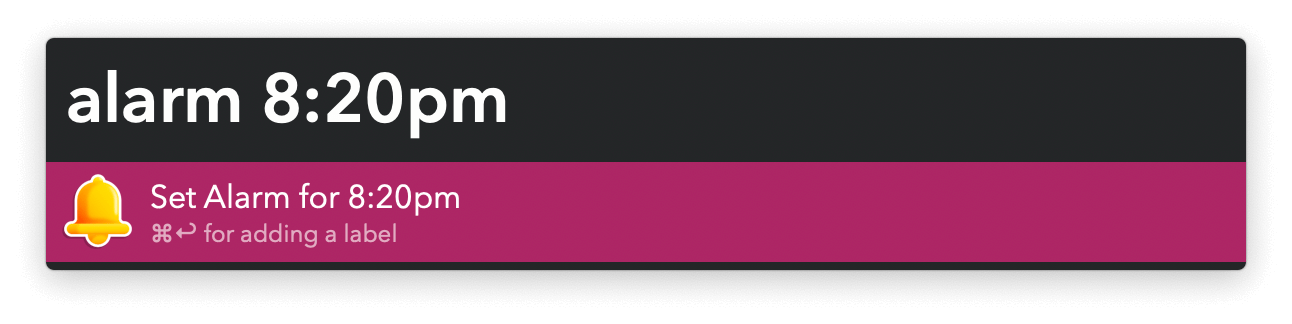 Setting an alarm with 12 hour clock