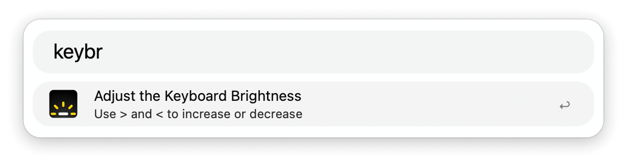 Adjusting keyboard brightness